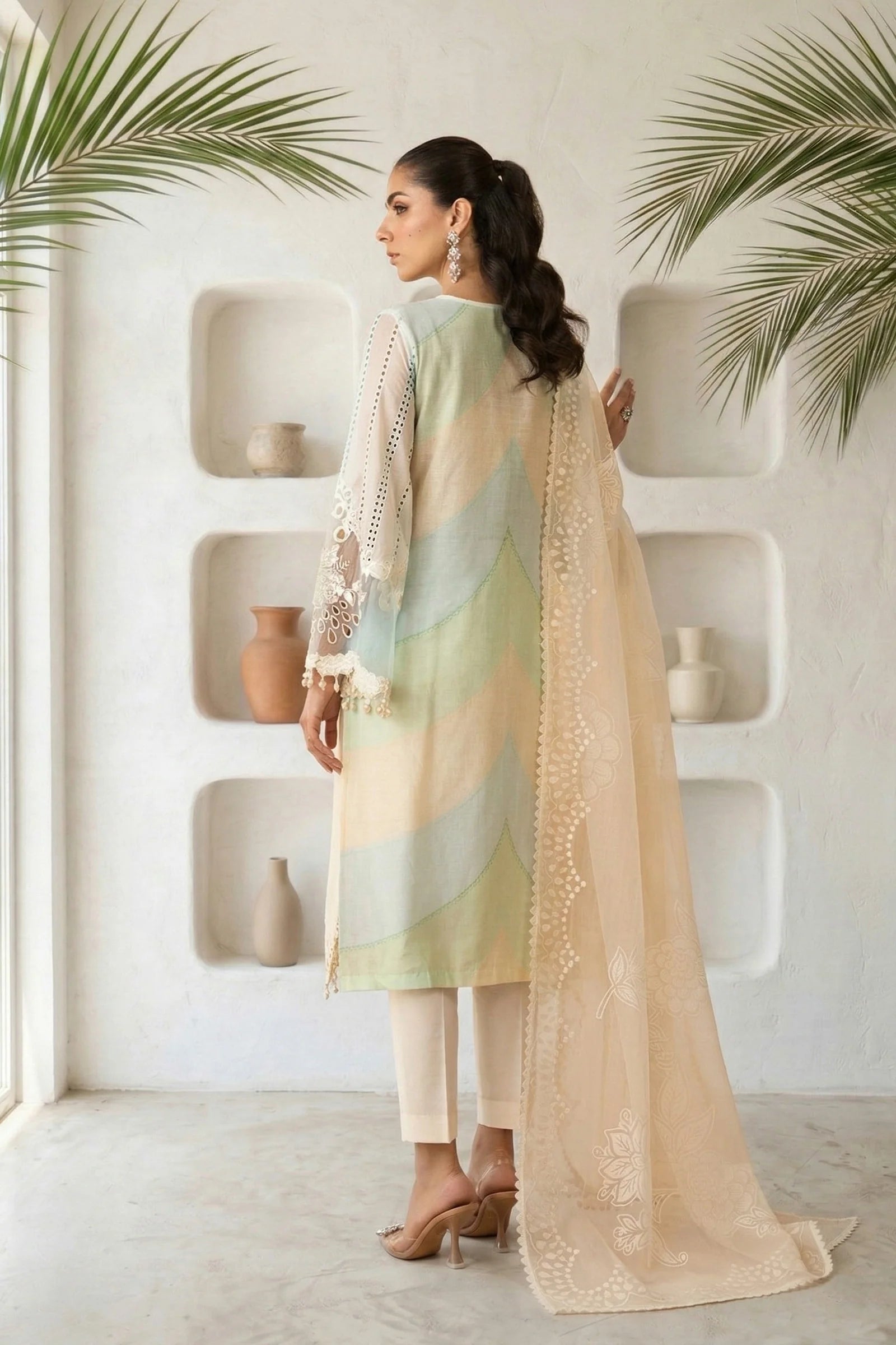 3 Piece Embroidered Lawn Suit