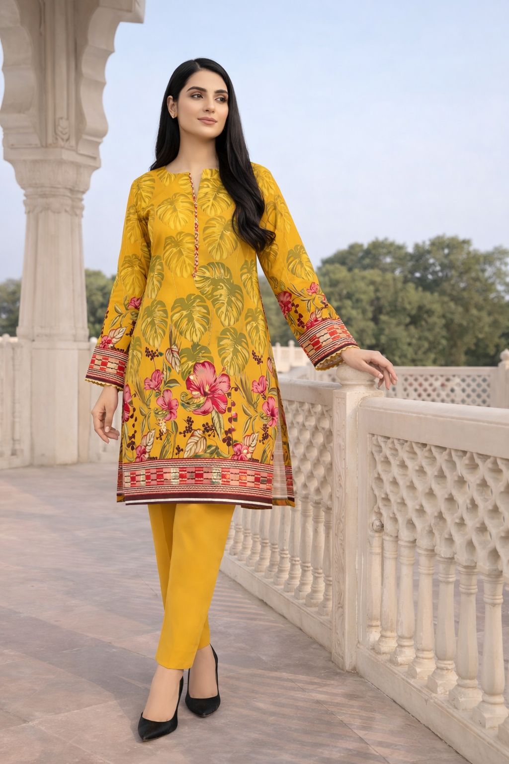 Light Yellow Summer Wear Collection