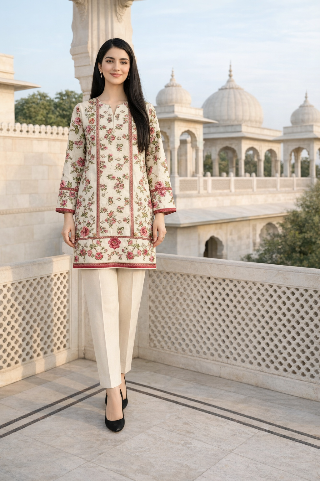 2 Piece Ladies Fabric – Elegant & Comfortable
