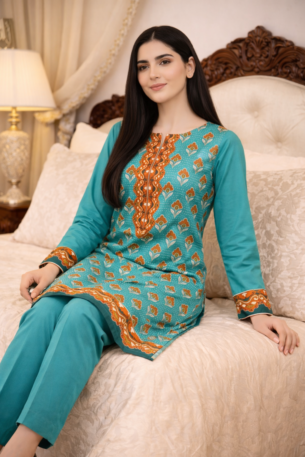 Light Blue 2 PC Suit