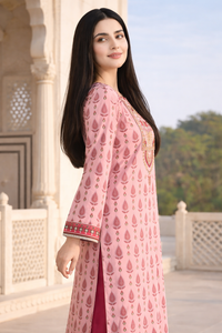 Pink Modern prints and breathable fabric